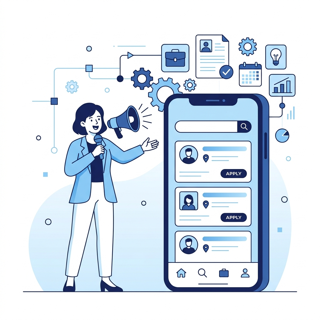 Recruitment Portal Illustration